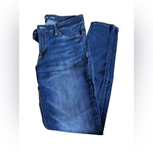 Old Navy Rockstar Super Skinny Dark Wash High Rise Skinny 4 Jeans